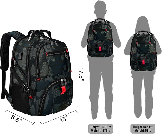 YOREPEK Travel Backpack, Extra Large 50L Laptop Backpacks - Image 7