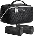 BOYATU Travel Makeup Bags for Women: 3-Set Large Capacity Make up Bags by BOYATU