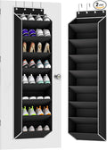 Over The Door Shoe Organizer Storage Fit 16-24 Pairs Hanging Shoe Rack Organiser by StrongandOrganizer