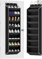 Over The Door Shoe Organizer Storage Fit 16-24 Pairs Hanging Shoe Rack Organiser by StrongandOrganizer