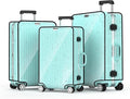 3 Pieces Clear Luggage Cover Protectors, 0.4mm Thicken PVC Suitcase Covers by YHOUSE