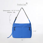 ODODOS 20L Crossbody Tote Bag Large Capacity Lightweight Hobo Shoulder Sling - Image 6