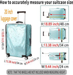 Suitcase Covers for Luggage – TSA Approved Clear PVC Luggage Protector Cover - Image 5