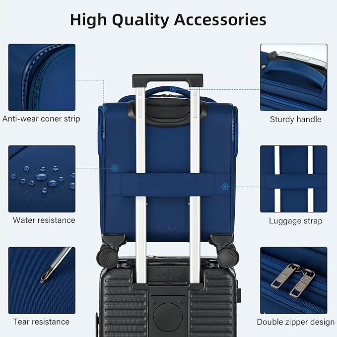 16 Inch Underseat Carry On Luggage - Image 7