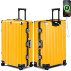 Krute Large Luggage 28 inch Zipperles Suitcase by Krute