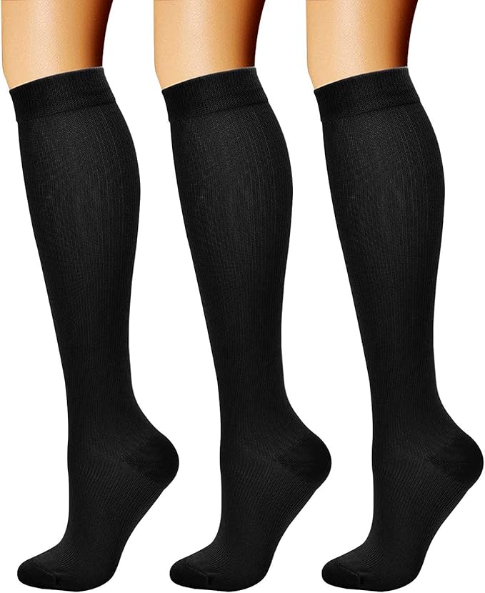 CHARMKING Compression Socks for Women & Men Circulation 15-20 mmHg is Best by CHARMKING