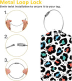 2 Pack Leopard Pattern Luggage Tags - Image 3