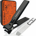Nail Clippers Set, Ultra Sharp Sturdy Fingernail and Toenail Clipper Cutters by KONOVO