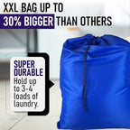 Laundry Bag with Locking Closure Drawstring – Extra Large Heavy Duty 100% Nylon - Image 4