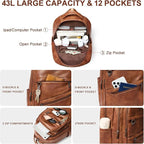 43L Backpack for Women Men - Image 4