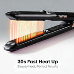 Mini Flat Iron 1/2 Inch with 5 Adjustable Temperatures, Tourmaline Ceramic Small Hair Straightener for Short Hair, Bangs, Beard, Pixie, Edge - Dual Voltage Travel Curling Iron, Auto-Off