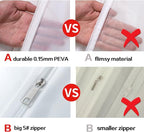 Clear Garment Bags Hanging Clothes Bags - Image 8