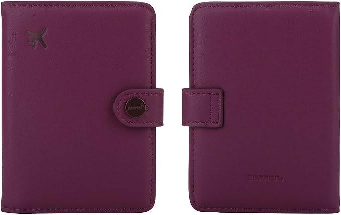 ZOPPEN Passport Holder Women, Passport Cover Travel Wallet Rfid Blocking - Image 6