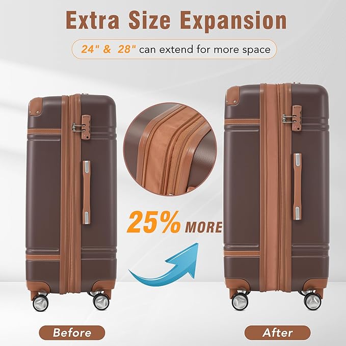 Merax Luggage Set 2 Piece Suitcase Set - Image 5