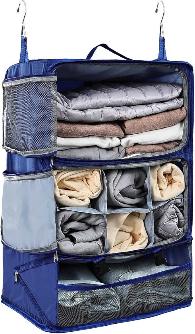 TABITORA Travel Portable Hanging Shelves Closet Organizer Packing Luggage by TABITORA%EF%BC%9ANewStart%EF%BC%8CNewLife