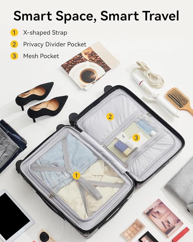 LUGGEX Luggage with Spinner Wheels - Image 6