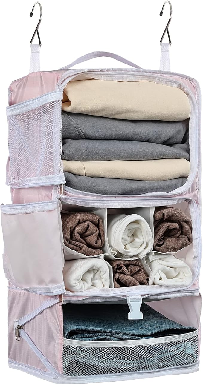 TABITORA Travel Portable Hanging Shelves Closet Organizer Packing Luggage by TABITORA%EF%BC%9ANewStart%EF%BC%8CNewLife