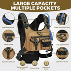 USA Original Patent Running Hydration Vest Backpack, Lightweight Chest Pack - Image 2