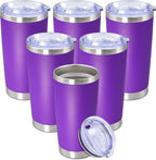 20 oz Tumbler with lid Double Wall Vacuum Insulated Tumblers Stainless Steel by Providethebestproducts