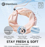 Travel Pillow for Airplane Sleep, 100% Memory Foam Neck Pillow for Deep Sleepers - Image 7