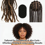 ZJchao Twist Comb for Locking & Styling, Rubber Brush, Washable Tool, Comb for Men & Women, Curling Comb