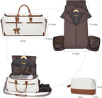 Carry On Garment Bag for Travel, Convertible Travel Garment Bag for Men Women - Image 2