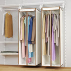 Univivi Garment Bags for Hanging Clothes, Large Clothes Storage Bags Closet - Image 6