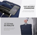 Verage Under Seat Luggage with Wheels, Softside Small Suitcase Spinner Carry On - Image 6