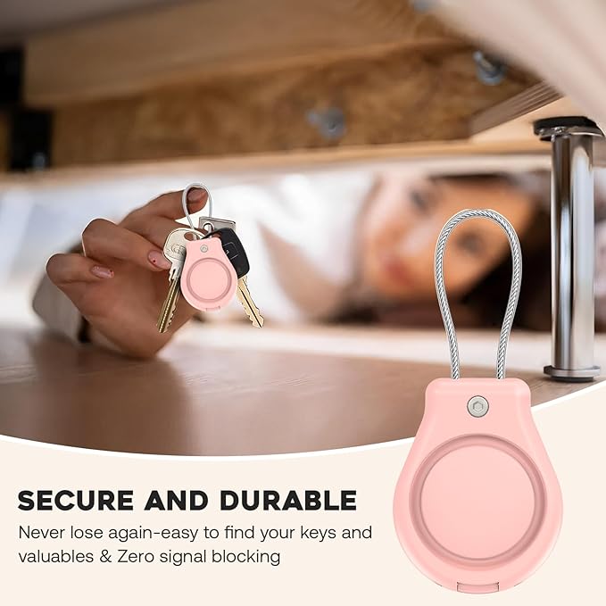 Waterproof AirTag Keychain Holder, Air tag Lock Case - Image 2