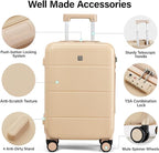 Hanke Hard Shell Luggage Sets 2 piece Large Suitcase Tsa Luggage Hard Shell - Image 3
