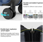 Hanke Expandable Hardshell Luggage Sets 3 piece Carry On Luggage - Image 4