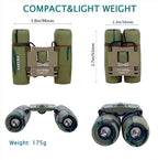Compact 30x60 Binoculars for Adults and Kids, Foldable Lightweight Easy Focus - Image 3