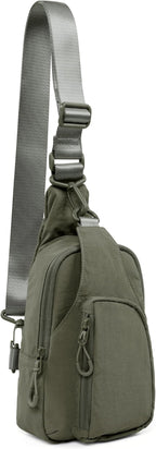 ODODOS Daily Sling Bag with Adjustable Straps Crossbody Chest Bag Lightweight by ODODOS