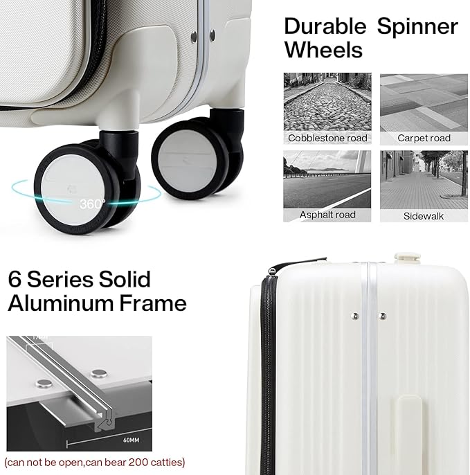 Hanke Grace Hard Shell Suitcases - Image 5