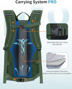 ECOHUB Small Hiking Backpack for Men Women, 20L Lightweight Travel Backpacks - Image 2