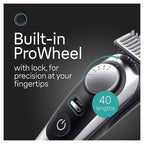 Braun All-in-One Men's Shaving Kit Series 9 9440, 13-in-1 Beard, Face, Nose, Ear Trimmer, Hair Clippers, Body Groomer and Manscaping, Holiday Gifts for Men