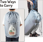 Backpack Laundry Bag, Large Laundry Backpack - Image 5