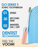 Voom Sonic Go 1 Series Travel Electric Toothbrush | Travel Toothbrushes - Image 3