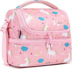 FlowFly Kids Double Decker Cooler Insulated Lunch Bag Large Tote by FlowFly