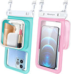 Niveaya [Floatable Floating Waterproof Phone Pouch 2 Pack-Up to 8.5", Large by Niveaya