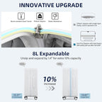 28 Inch Luggage Hard Shell Suitcases, Expandable Travel Checked Luggage 28 Inch - Image 4