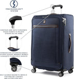 Travelpro Platinum Elite Softside Expandable Checked Luggage, 8 Wheel Spinner - Image 2