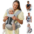 Baby Carrier, MOMTORY Safety-Certified 6-in-1 Baby Carrier by MOMTORY