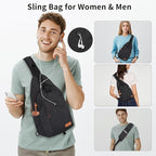 Sling Bag for Men, Crossbody Bag Men Anti Theft Crossbody Bag - Image 7