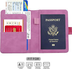 Melsbrinna Premium Leather Passport Holder Covers Case, Waterproof Rfid - Image 2