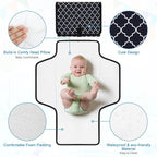 Accmor Portable Diaper Changing Pad, Waterproof Baby Changing Mat, Foldable - Image 2