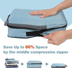 BAGAIL 4 Set/6 Set/8 Set Compression Packing Cubes Travel Accessories - Image 4