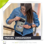 Lewis N. Clark RFID Blocking Stash Neck Wallet, Travel Pouch + Passport Holder - Image 7