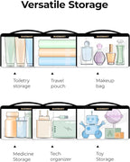 BAGSMART TSA Approved Toiletry Bag, Makeup Cosmetic Pouch Bag - Image 6