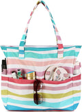 LEDAOU Beach Bag Waterproof Sandproof Women Tote Bag Pool Bag by LEDAOU